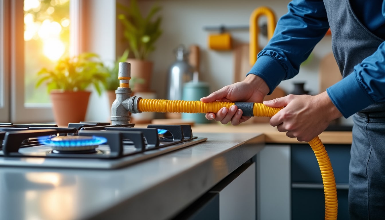 Illustration: Comprendre le rôle et les caractéristiques du conduit souple pour gaz domestique