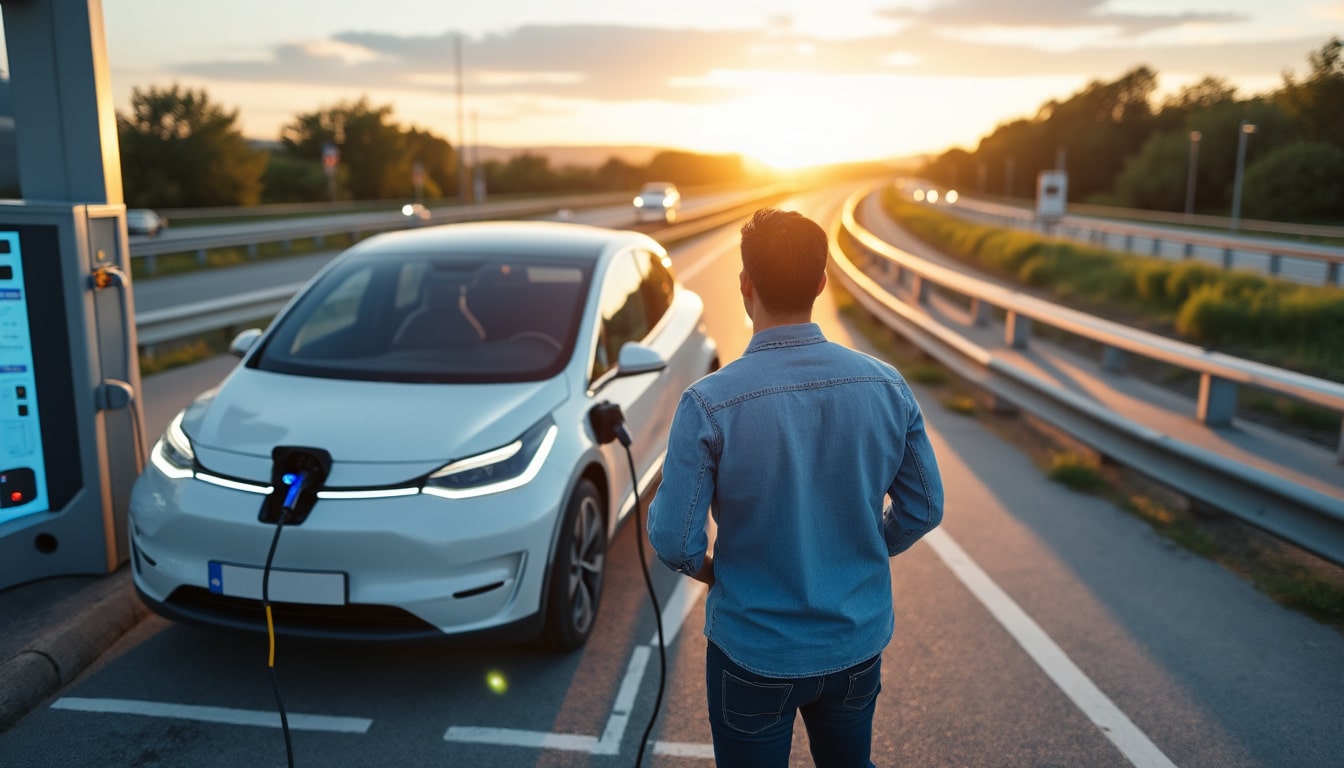 Illustration: Comprendre les spécificités de la recharge sur les aires d’autoroute