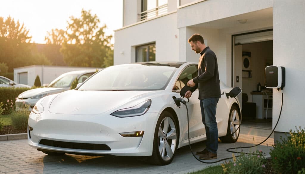 Comment brancher sa voiture électrique à la maison ?