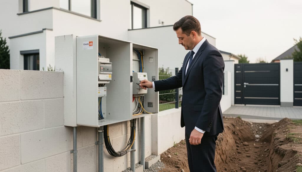 Coffret Enedis pour maison individuelle : rôle et pose
