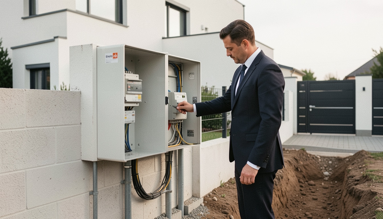 Coffret Enedis pour maison individuelle : rôle et pose