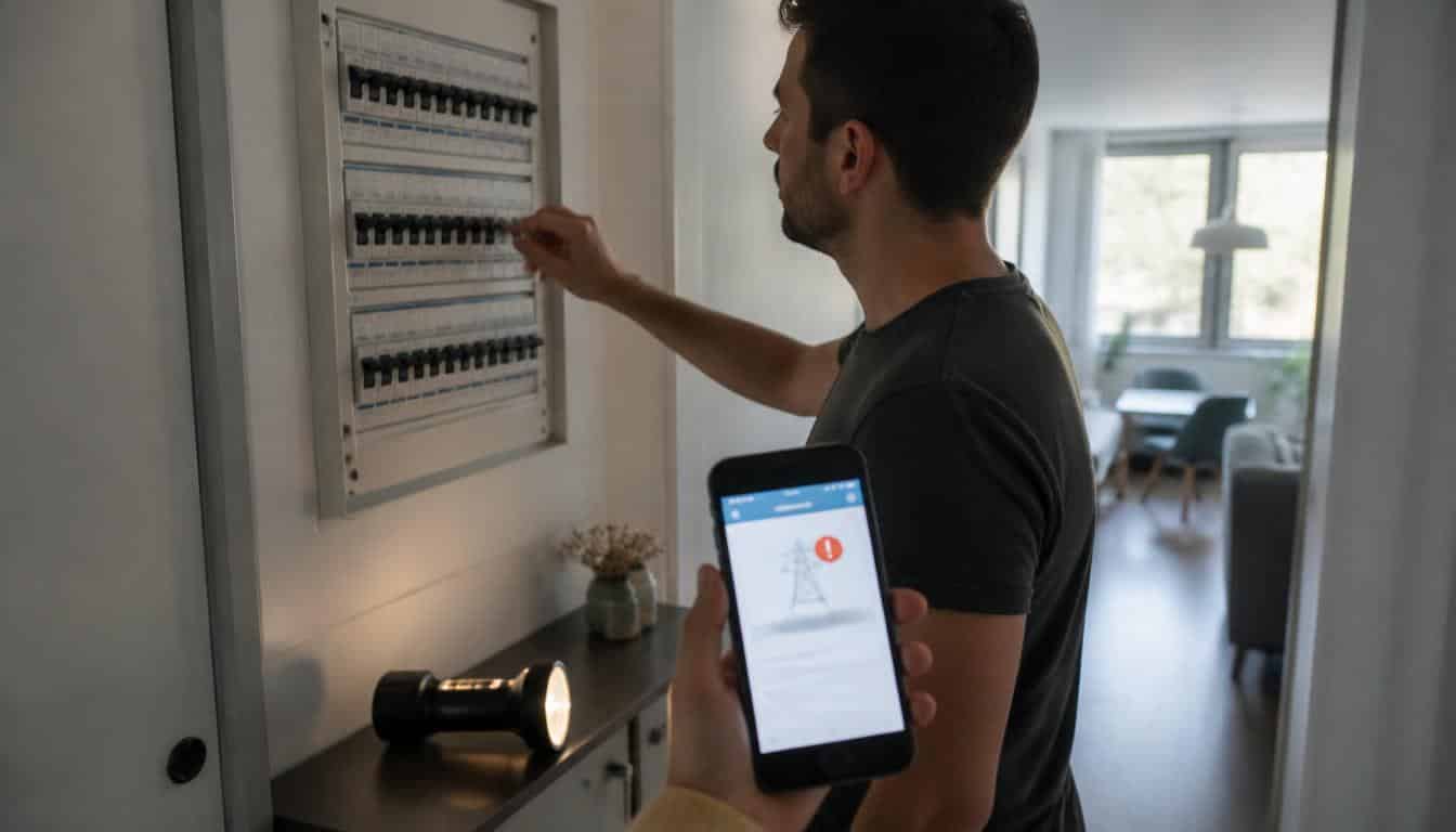 Coupure EDF : vérifier la panne et réagir vite