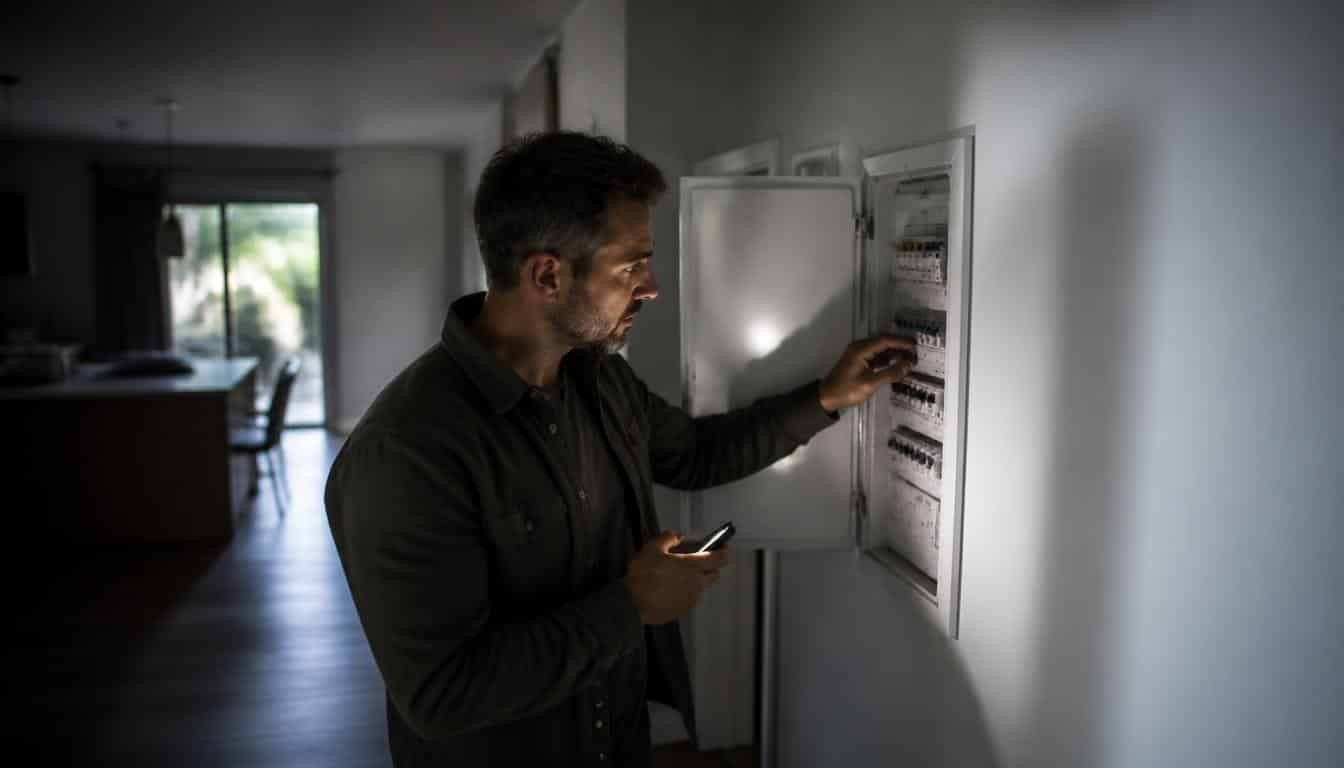 Plus d’électricité chez vous : que faire en premier ?